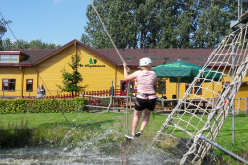 slingertouw bij de Wilgenweard Nijverdal