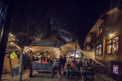 Overdekt terras bij de Wilgenweard Nijverdal