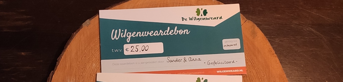 Wilgenweardebon: dé cadeaubon voor activiteiten